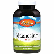 Magnesium 400 Mg, 250 Softgels, by Carlson Labs