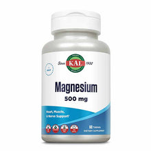 Magnesium 500 Mg, 60 Tablets, by Kal
