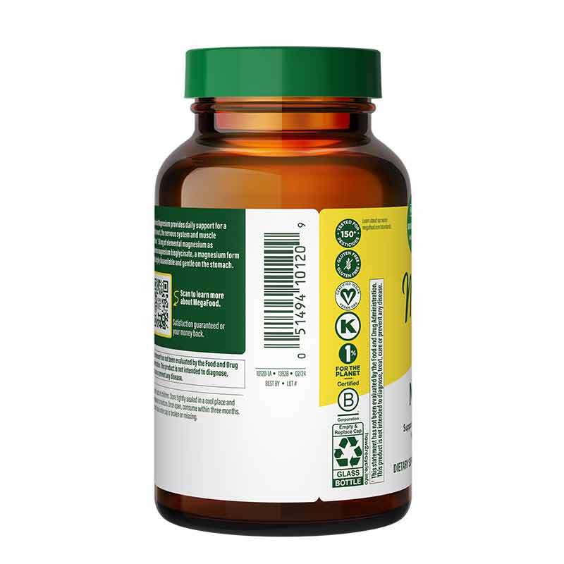 Magnesium, 90 Tablets, by Megafood, image #3
