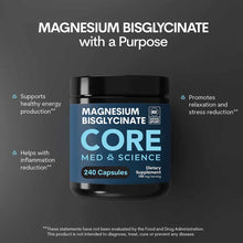 Magnesium Bisglycinate Capsules, by Core Med Science