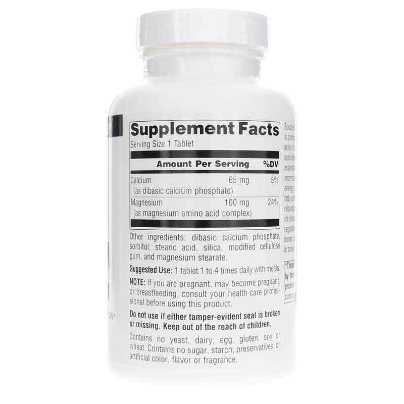 Magnesium Chelate Complex, 250 Tablets, by Source Naturals, image #2