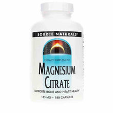 Magnesium Citrate 133 Mg, 180 Capsules, by Source Naturals