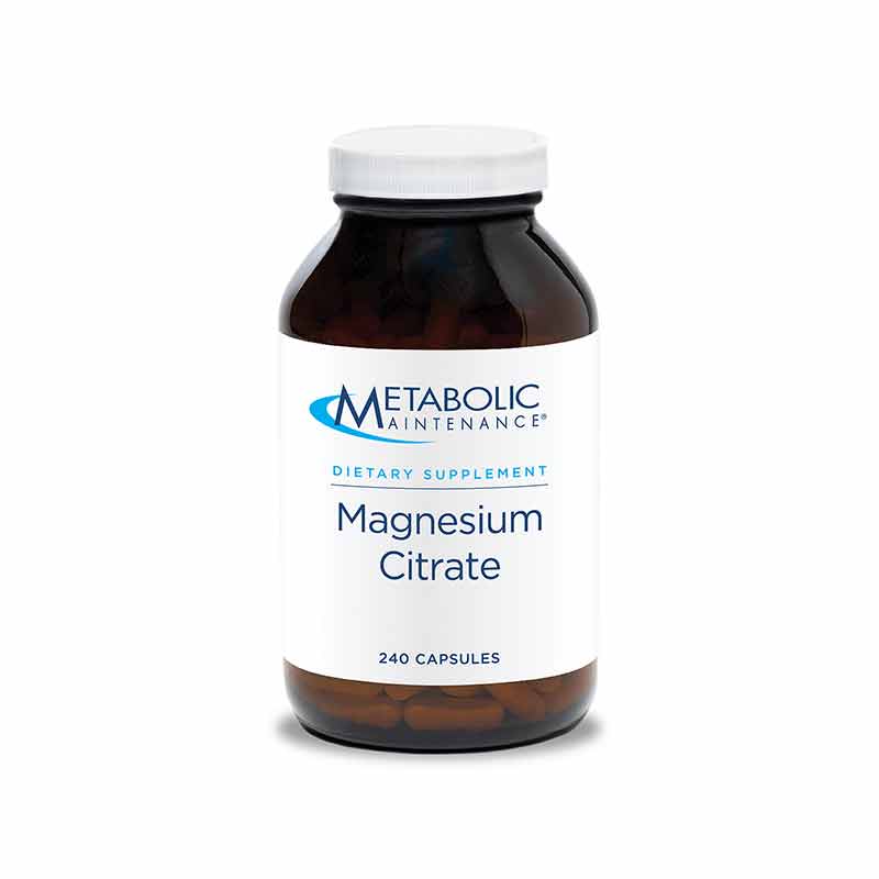 Magnesium Citrate, 240 Capsules, by Metabolic Maintenance