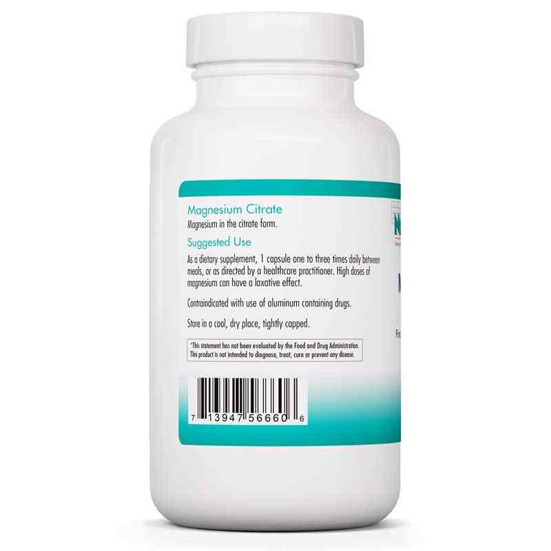 Magnesium Citrate, 180 Veg Capsules, by Nutricology, image #3