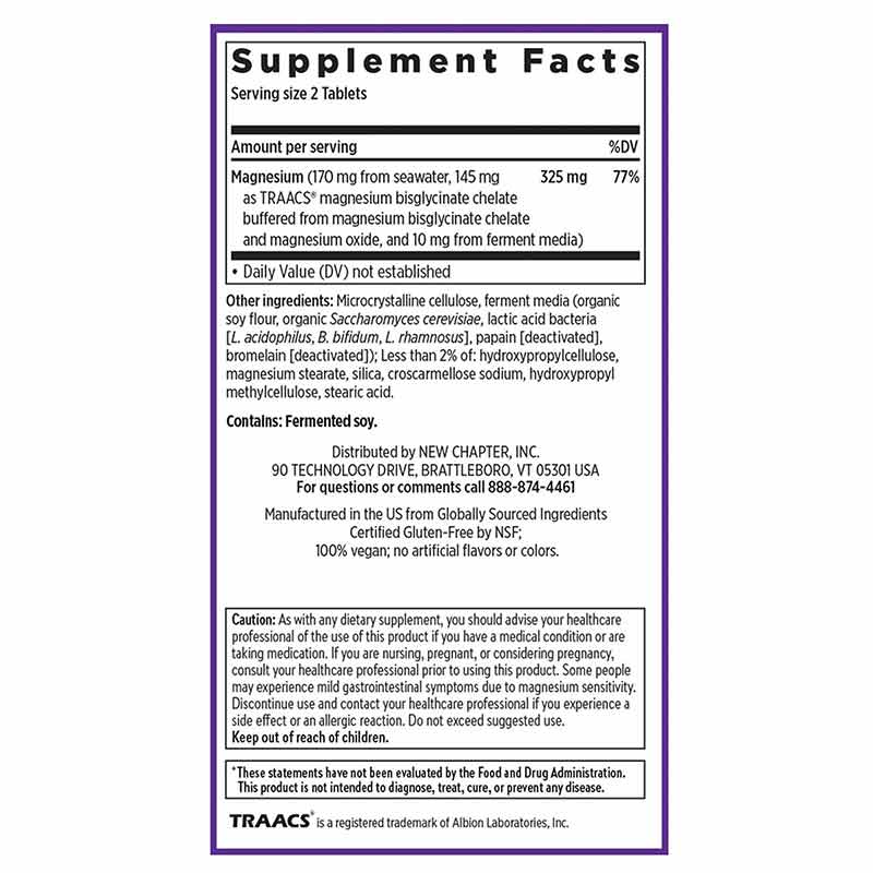 Magnesium Complex, 180 Tablets, by New Chapter, image #5