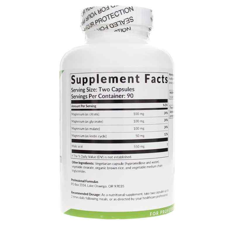 Magnesium Complex, 180 Capsules, by Professional Formulas, image #2