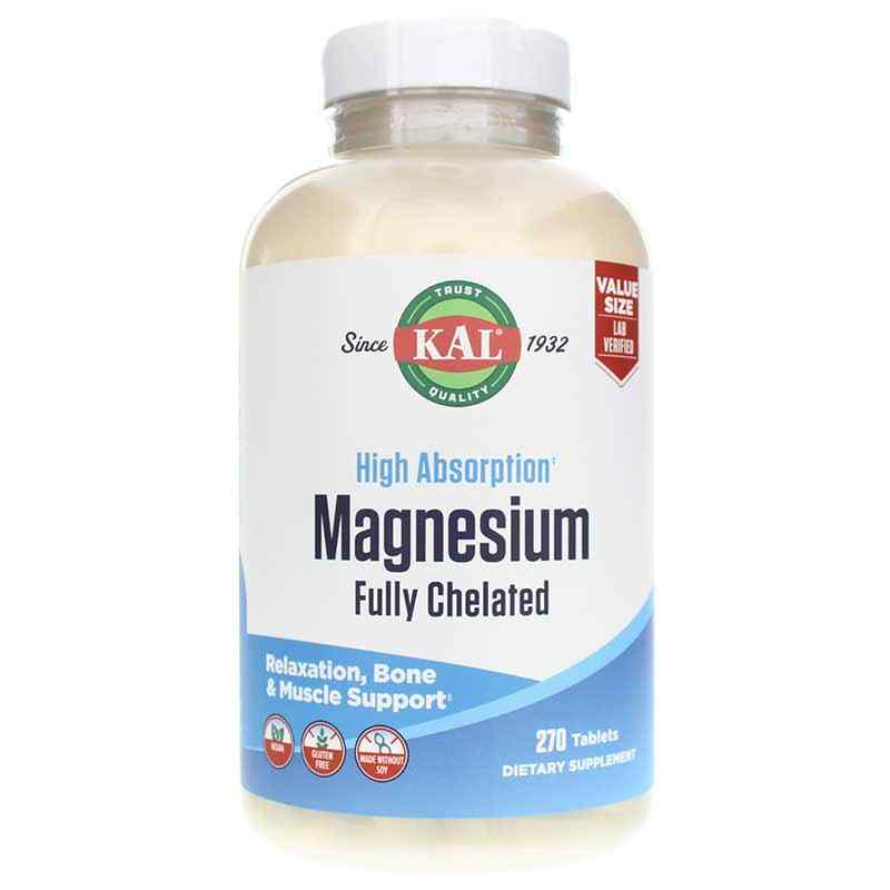 Magnesium Fully Chelated, Kal – Professional Supplement Center