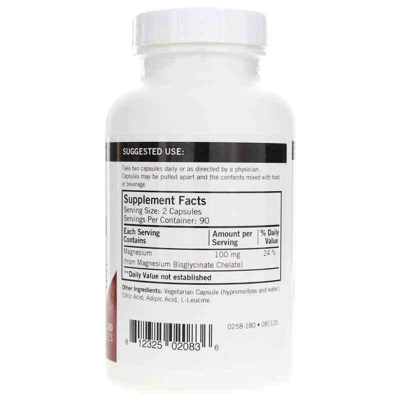 Magnesium Glycinate Buffered Chelate, by Kirkman, image #2