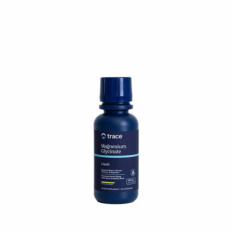 Magnesium Glycinate Liquid, Lemon Lime, by Trace Minerals Research