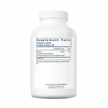 White plastic supplement bottle with white screw cap and black text label showing Supplement Facts and Vital Nutrients brandi