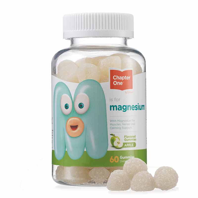 Magnesium Gummies, Apple, 60 Gummies, by Chapter One