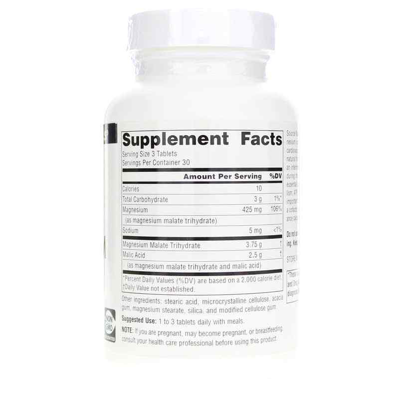 Magnesium Malate, 90 Tablets, by Source Naturals, image #2