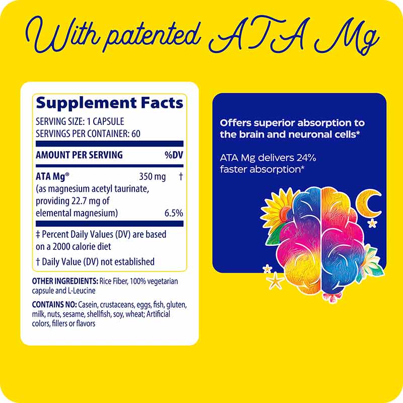Magnesium Mind, 60 Capsules, by Enzymedica, image #2