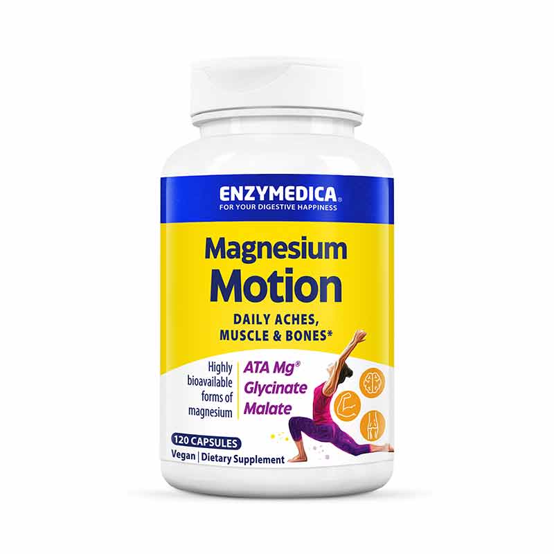 Magnesium Motion, 120 Capsules, by Enzymedica
