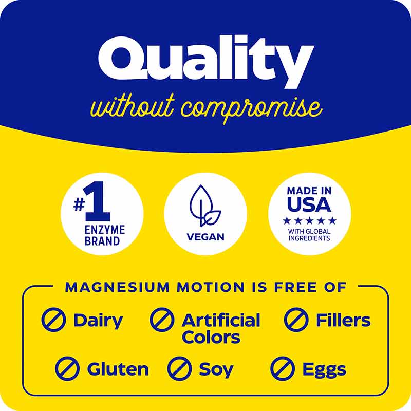 Magnesium Motion, 60 Capsules, by Enzymedica, image #8