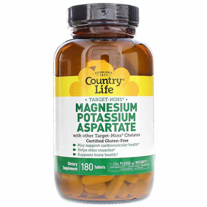 Magnesium Potassium Aspartate, by Country Life