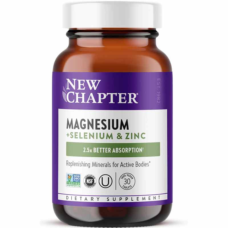 Magnesium + Selenium & Zinc, by New Chapter