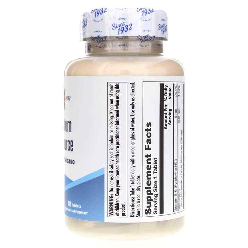 Magnesium Triple Source, Sustained Release Formula, by Kal, image #2