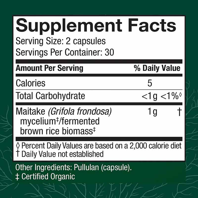 Maitake Blood Sugar Support, 60 Veg Capsules, by Host Defense, image #2