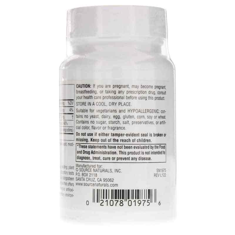 Mangosteen 75 Mg, 120 Tablets, by Source Naturals, image #3