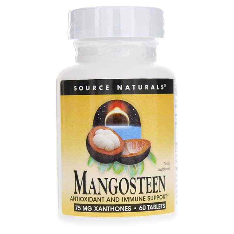 Mangosteen 75 Mg, 60 Tablets, by Source Naturals
