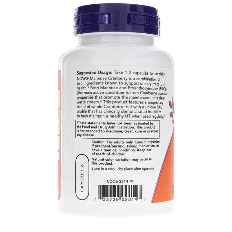 Mannose Cranberry, by NOW Foods, image #3