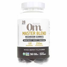 Master Blend Mushroom Gummies, 56 Gummies, by Om Mushroom