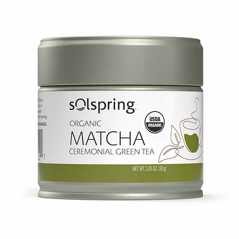 Matcha Ceremonial Green Tea Organic, 1.05 Oz, by Solspring