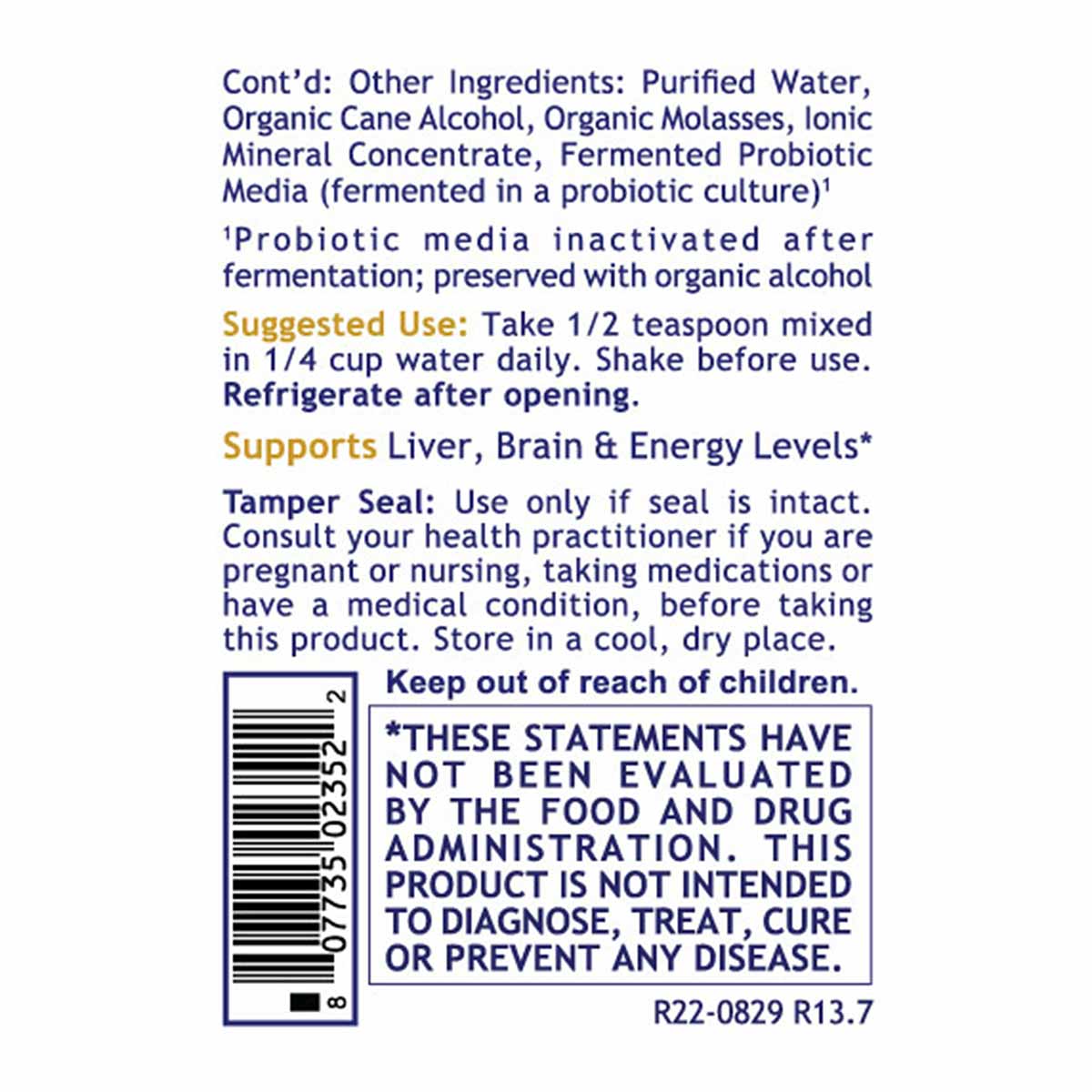 Product label showing ingredients, usage instructions, and FDA disclaimer for Max B-ND B Vitamin Complex supplement.