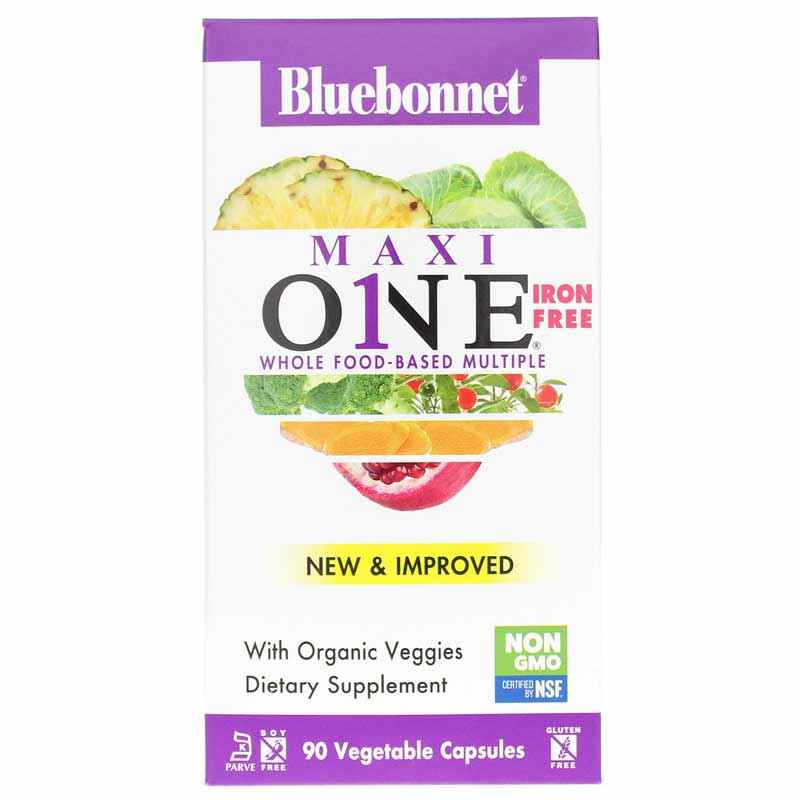 Maxi One Iron-Free Single Daily Multi, by Bluebonnet