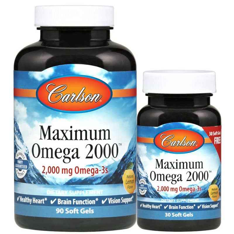 Maximum Omega 2000 Bonus Pack, by Carlson Labs