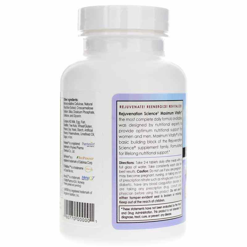 Maximum Vitality, by Rejuvenation Science, image #3
