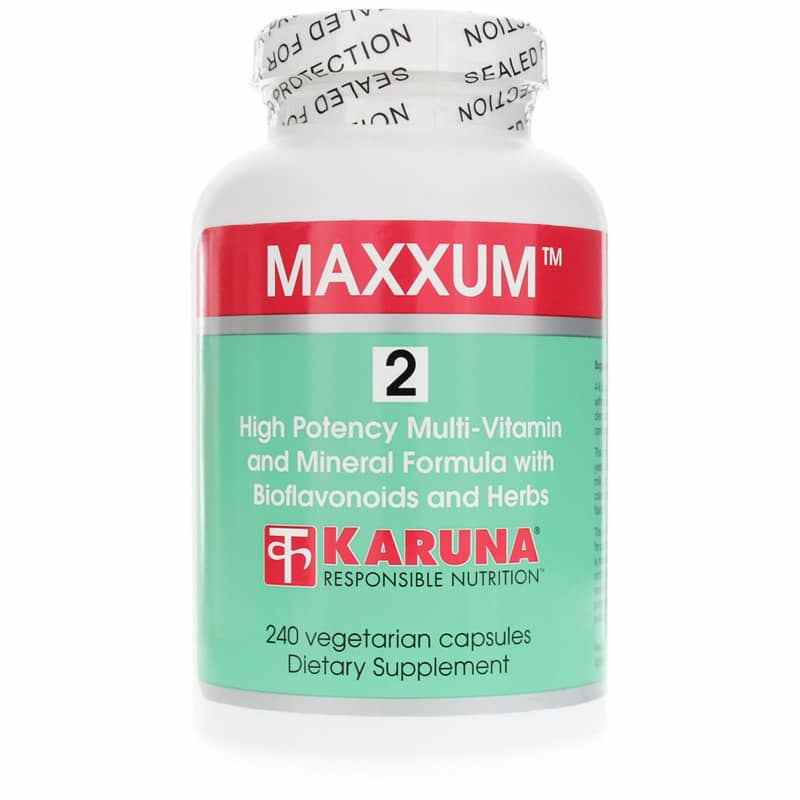 MAXXUM 2 Multivitamin and Mineral with Bioflavonoids, by Karuna
