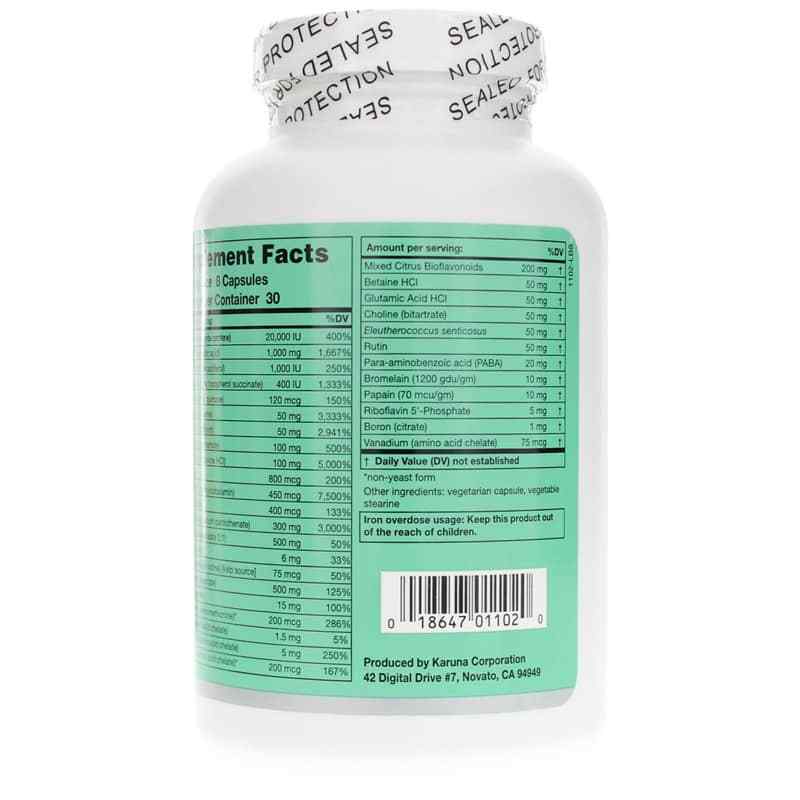MAXXUM 2 Multivitamin and Mineral with Bioflavonoids, by Karuna, image #4