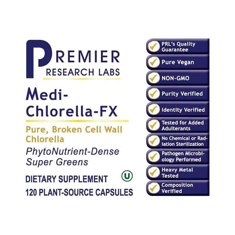 Medi Chlorella-FX Pure Organic Chlorella, by Premier Research Labs, image #2