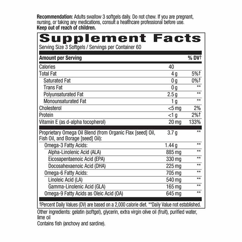 Mega 3-6-9 Omega Blend, by Natures Way, image #2