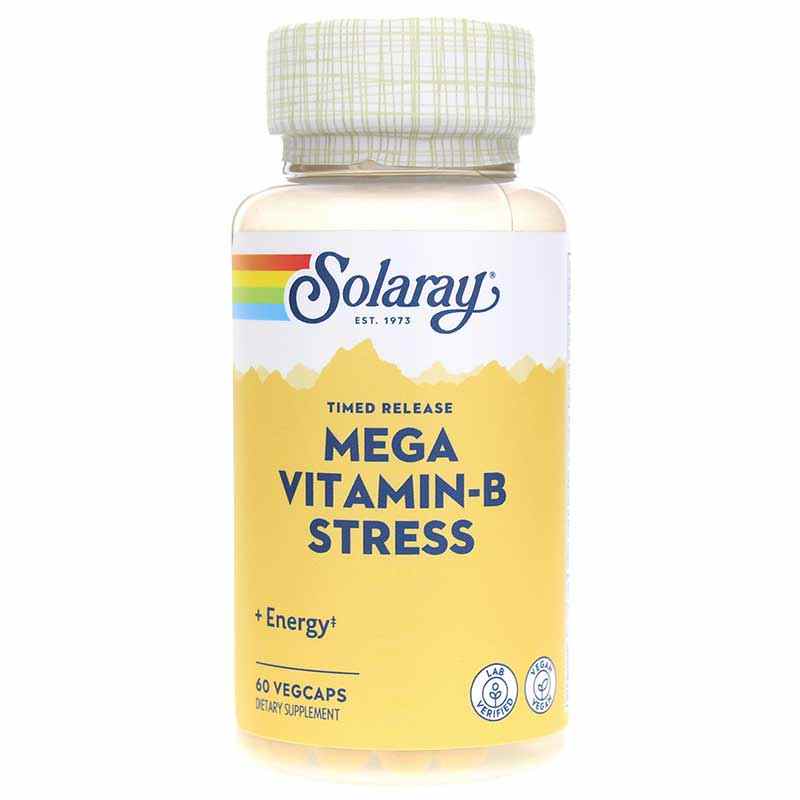 Mega B-Stress, 60 Veg Capsules, by Solaray