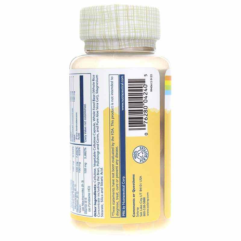 Mega B-Stress, 60 Veg Capsules, by Solaray, image #3