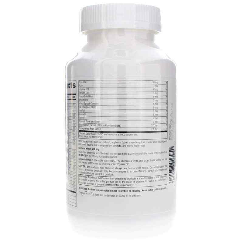 Mega-Kid Chewable Multi-Vitamin, 120 Chewable Wafers, by Source Naturals, image #3