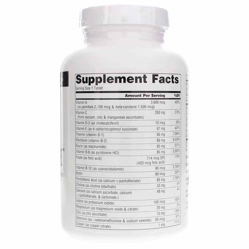 Mega-One Multiple No Iron, 180 Tablets, by Source Naturals, image #2