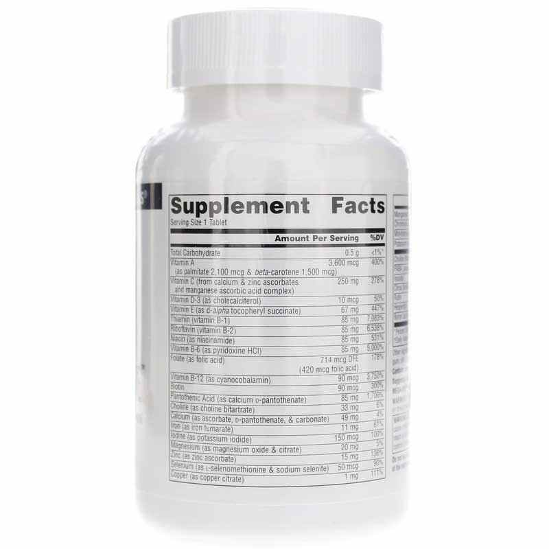 Mega-One Multiple with Iron, 90 Tablets, by Source Naturals, image #2