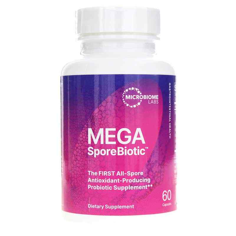 Mega SporeBiotic, 60 Capsules, by Microbiome Labs