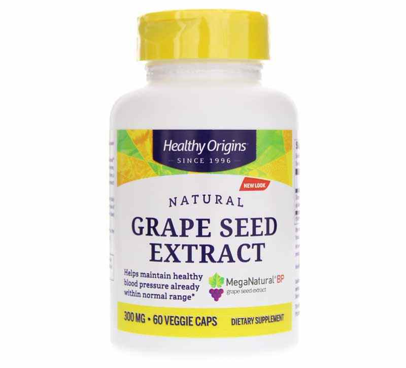 MegaNatural-BP Grape Seed Extract 300 Mg, 60 Veg Capsules, by Healthy Origins