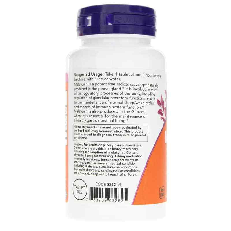 Melatonin 1 Mg, by NOW Foods, image #3