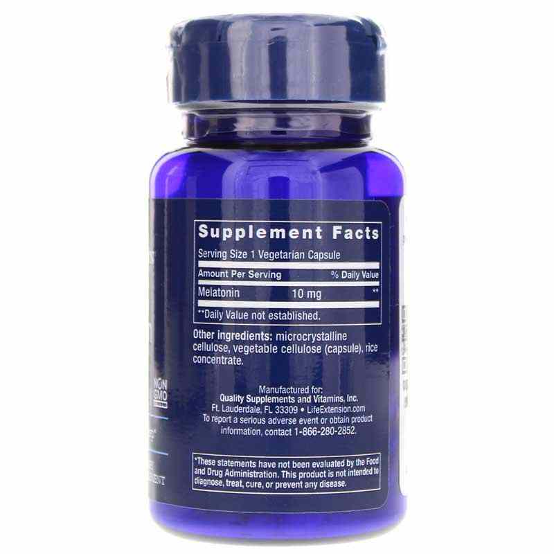 Melatonin 10 Mg, by Life Extension, image #2