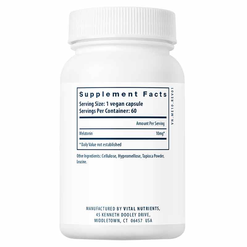 Melatonin 10 Mg, by Vital Nutrients, image #2