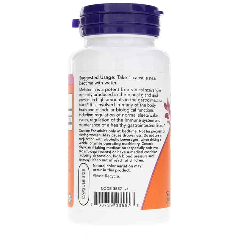 Melatonin 10 Mg Extra Strength, by NOW Foods, image #3