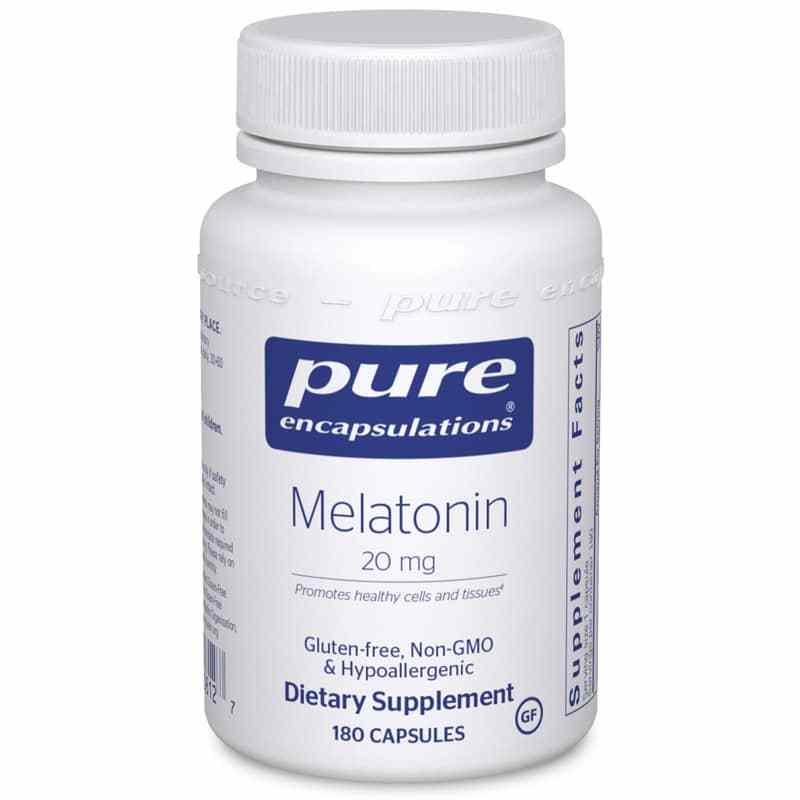 Melatonin 20 Mg, 180 Capsules, by Pure Encapsulations