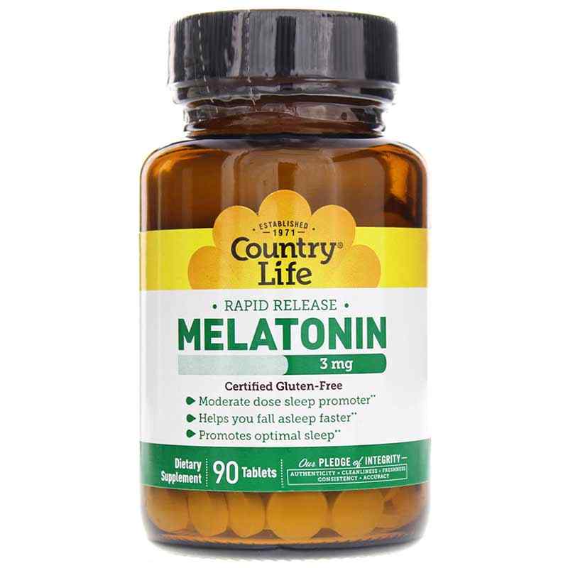 Melatonin 3 Mg, by Country Life