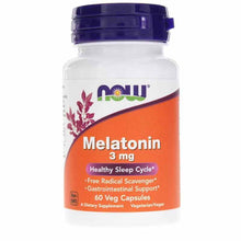Melatonin 3 Mg, 60 Veg Capsules, by NOW Foods